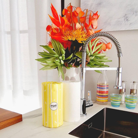 Asciugatutto in cellulosa di bambù usa e getta B2B - 12 rotoli