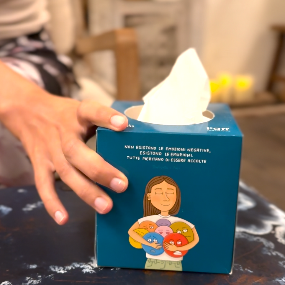 Fazzoletti in cellulosa di bambù usa e getta - 12 box - Edizione Limitata | The Suntis x Paff