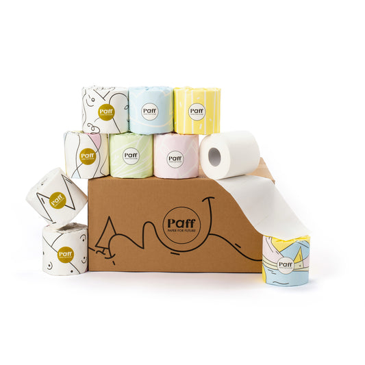 Maxi rotoli di carta igienica in cellulosa di bambù - Original collection